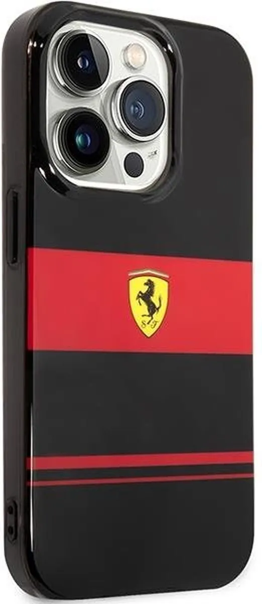 Ferrari iPhone 14 Pro Max Hardcase - Zwart - MagSafe