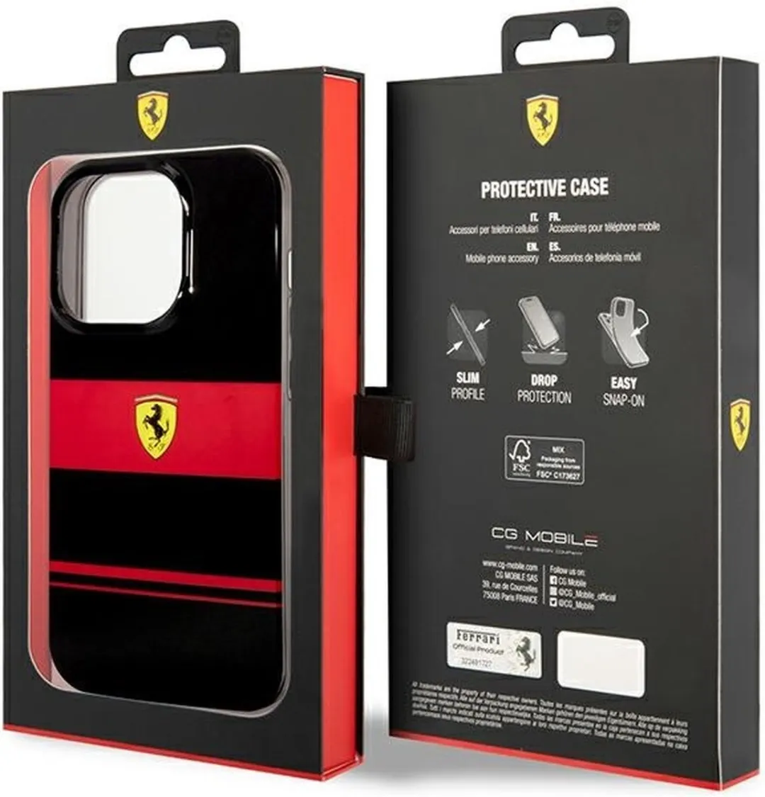 Ferrari iPhone 14 Pro Max Hardcase - Zwart - MagSafe