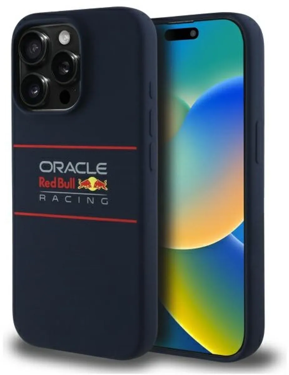 Red Bull Racing iPhone 15 Pro Max Hoesje - Donkerblauw MagSafe