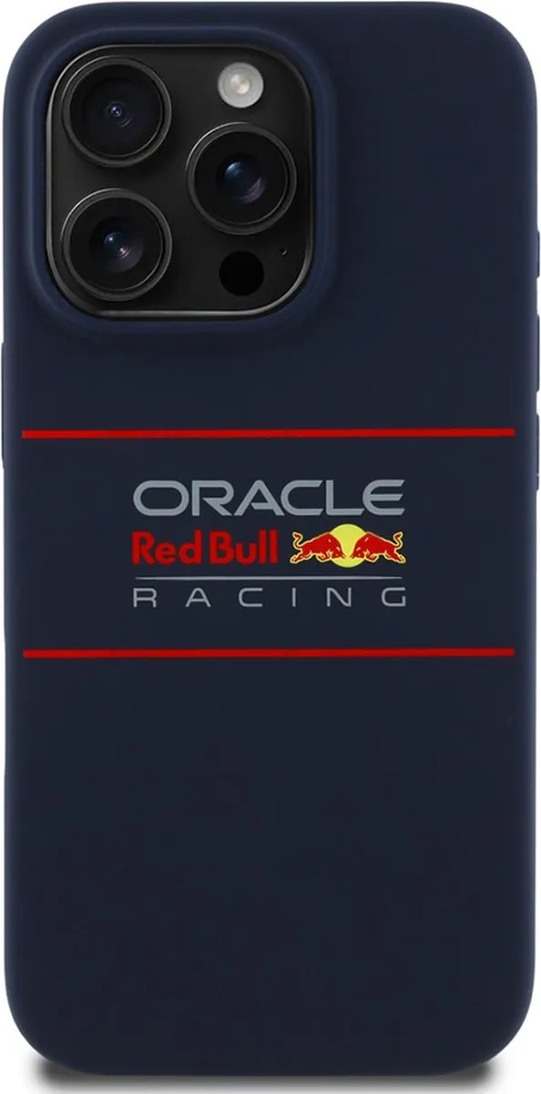 Red Bull Racing iPhone 15 Pro Max Hoesje - Donkerblauw MagSafe