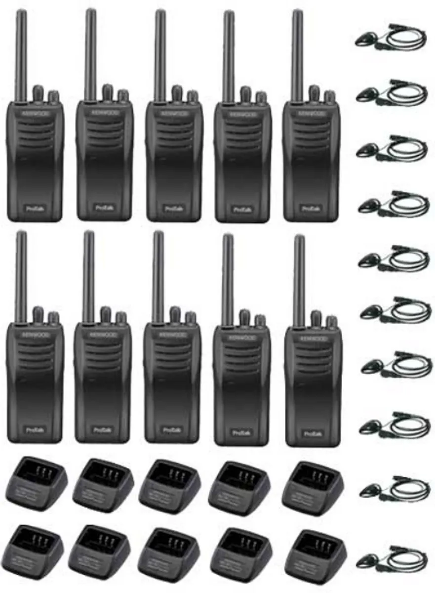 Kenwood TK-3501 Set 10 Stuks - Zwart