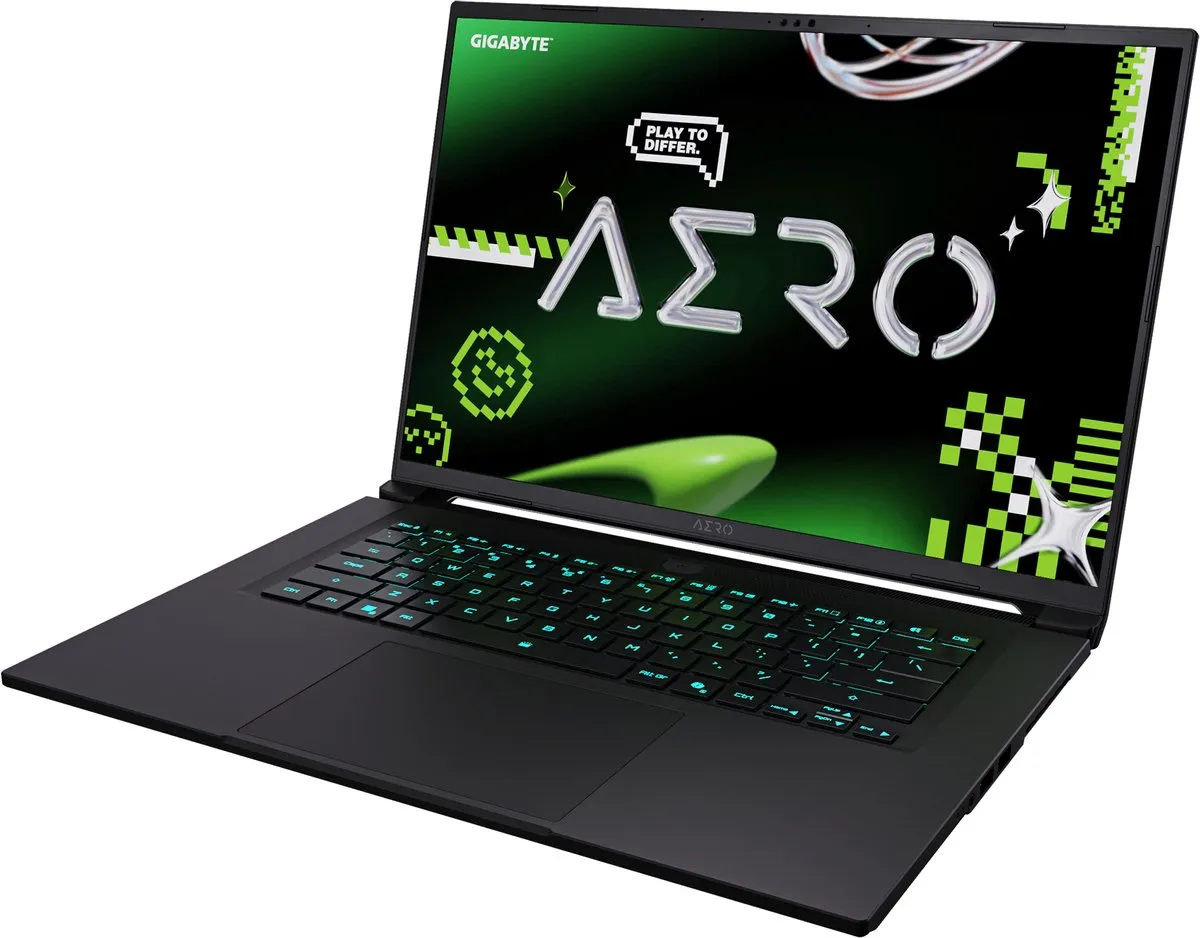 Gigabyte Aero X16 1VH93EEC64AH - Gaming Laptop - Ryzen AI 7 - RTX 5060 - 16 inch - 165 Hz