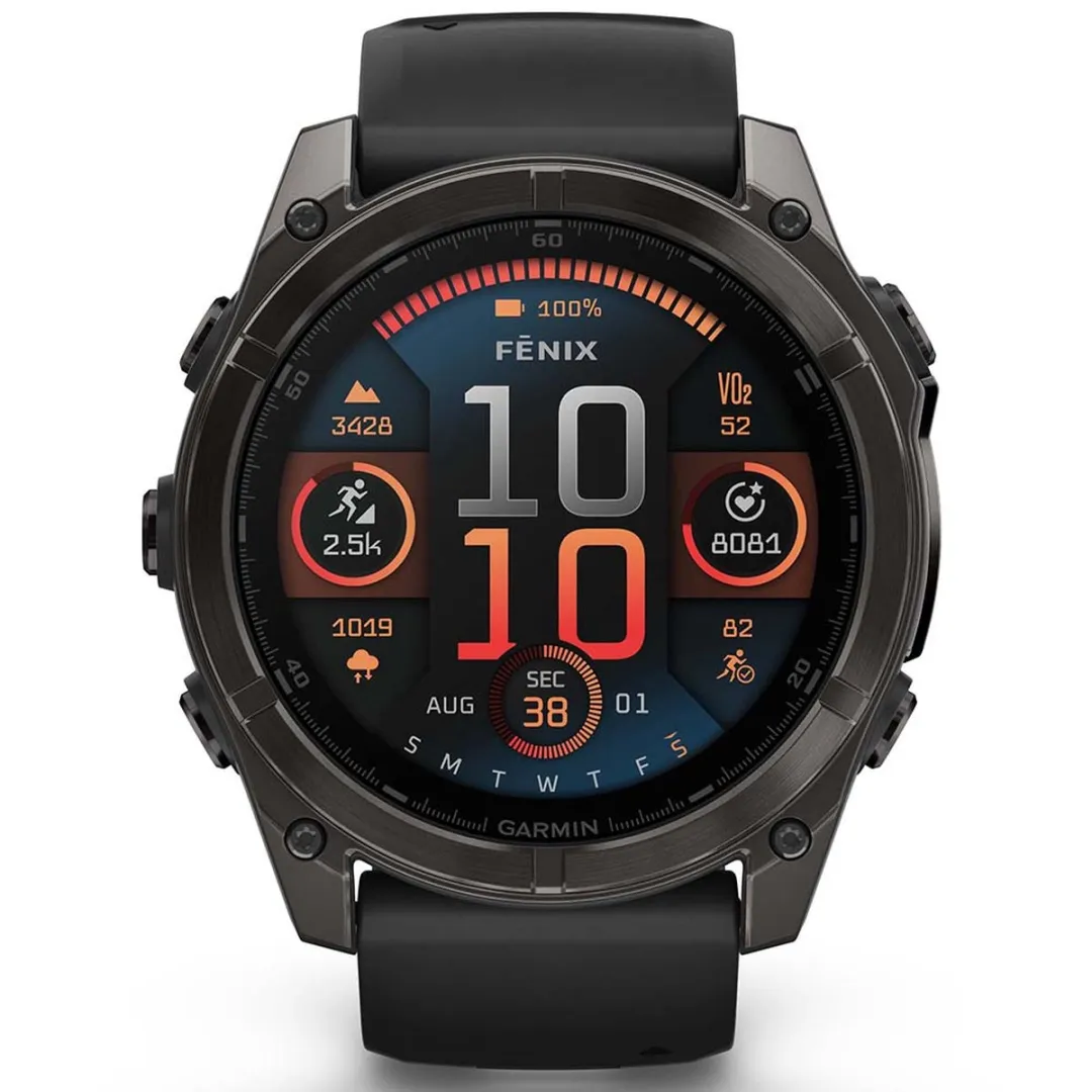 Garmin Fenix 8 Sapphire AMOLED 51mm 010-02905-21 - Multisport GPS Smartwatch - Zwart/Grijs