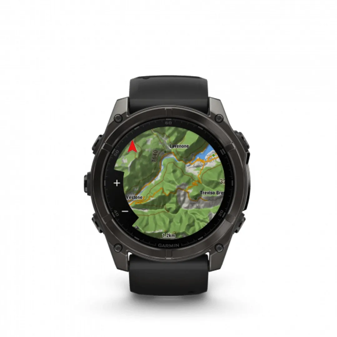 Garmin Fenix 8 Sapphire AMOLED 51mm 010-02905-21 - Multisport GPS Smartwatch - Zwart/Grijs