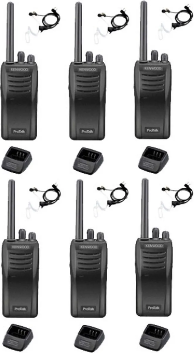 Kenwood TK-3501 PMR446 Set 6 Stuks