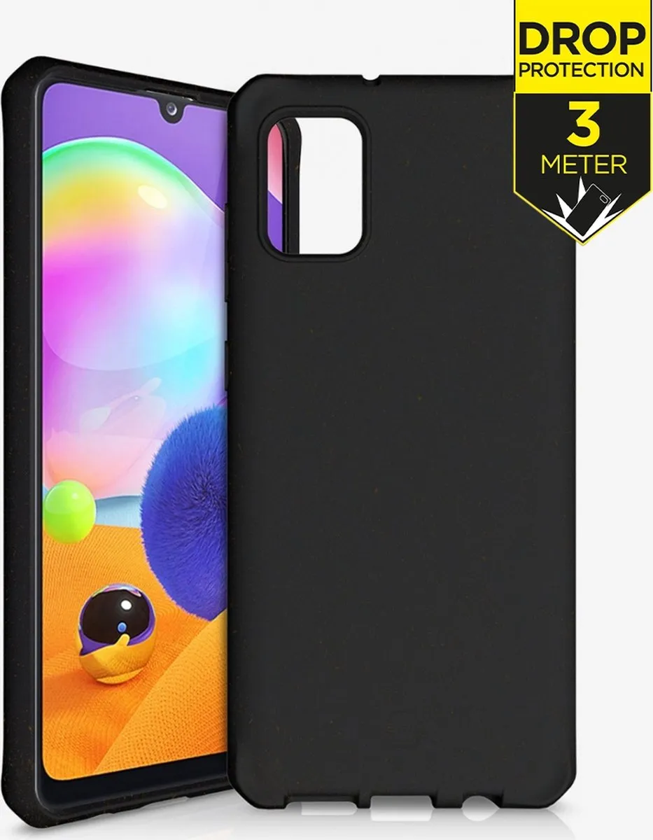 Itskins FeroniaBio Hoesje Samsung Galaxy A31 - Zwart