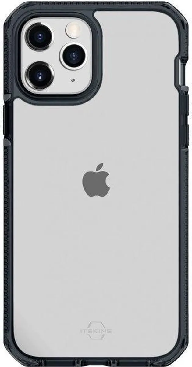 Itskins Supreme Frost Cover iPhone 12/12 Pro AP3P-SUPIC-SMTR - Level 3 - Smoke/Transparant