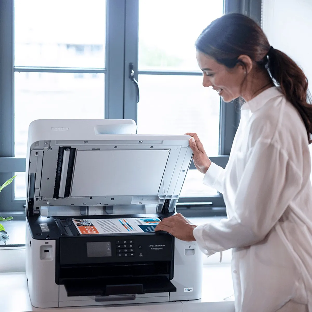 Brother MFC-J5340DW A3 All-In-One Printer - Wit - afbeelding 6 van 6