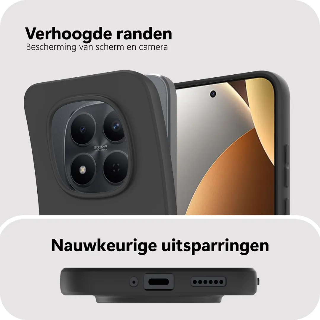 Just in Case Hoesje Xiaomi Redmi Note 15 Pro+ MXM2860KL1 - Zwart