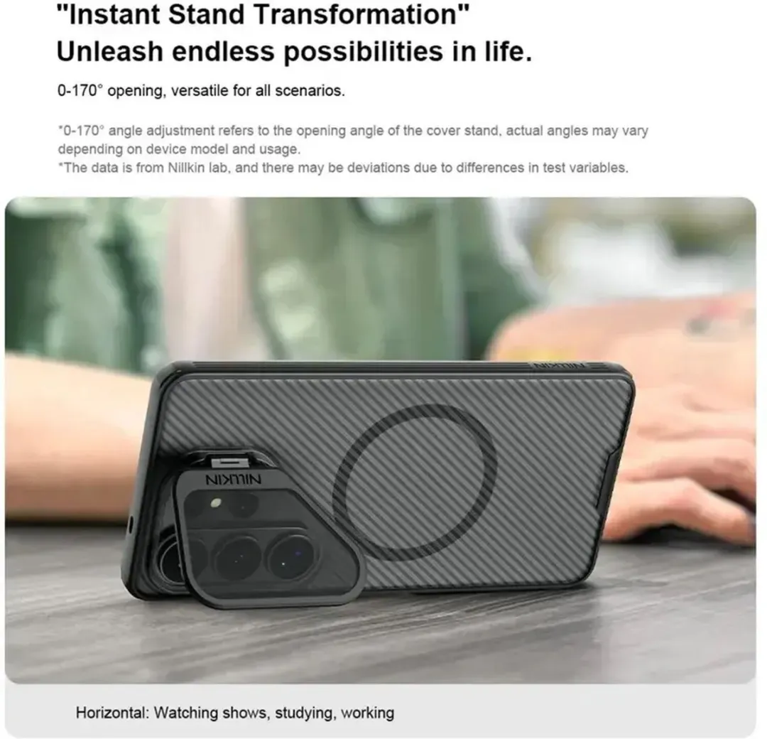 Nillkin CamShield Prop Magnetic Hoesje Samsung Galaxy S26 Ultra - Zwart