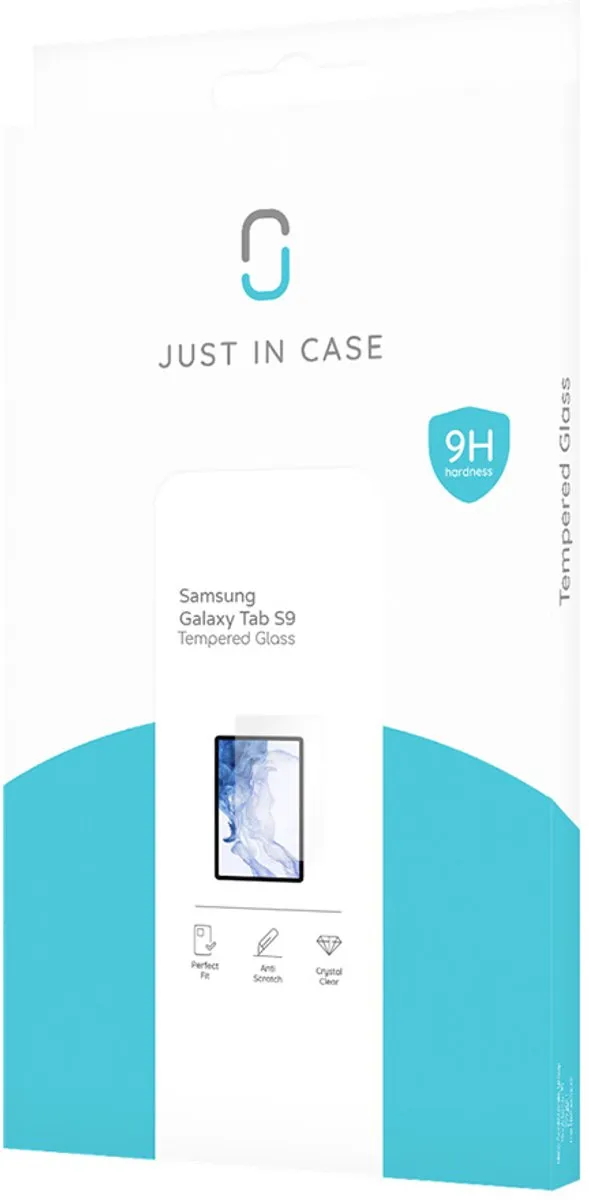 Just in Case Screenprotector Samsung Galaxy Tab S9/S10 FE/S10 Lite/S11 - Glas - Transparant - afbeelding 6 van 6