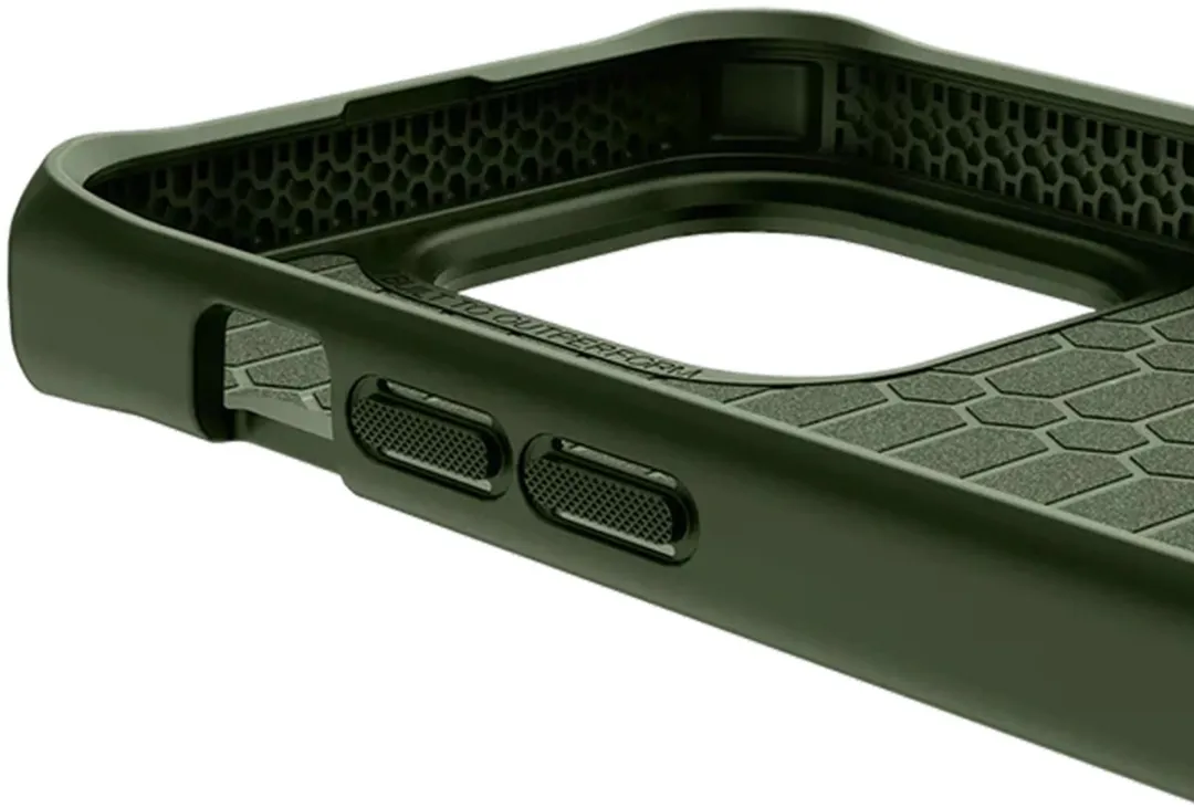 Itskins Ballistisch Nylon iPhone 14 Pro Hoesje ITBALNYLIP14PGN - Groen