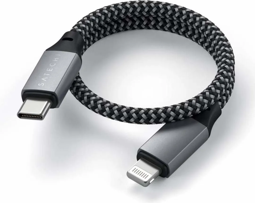 Satechi SA-ST-TCL10M Type-C naar Lightning Kabel 25cm - Grijs - afbeelding 6 van 6