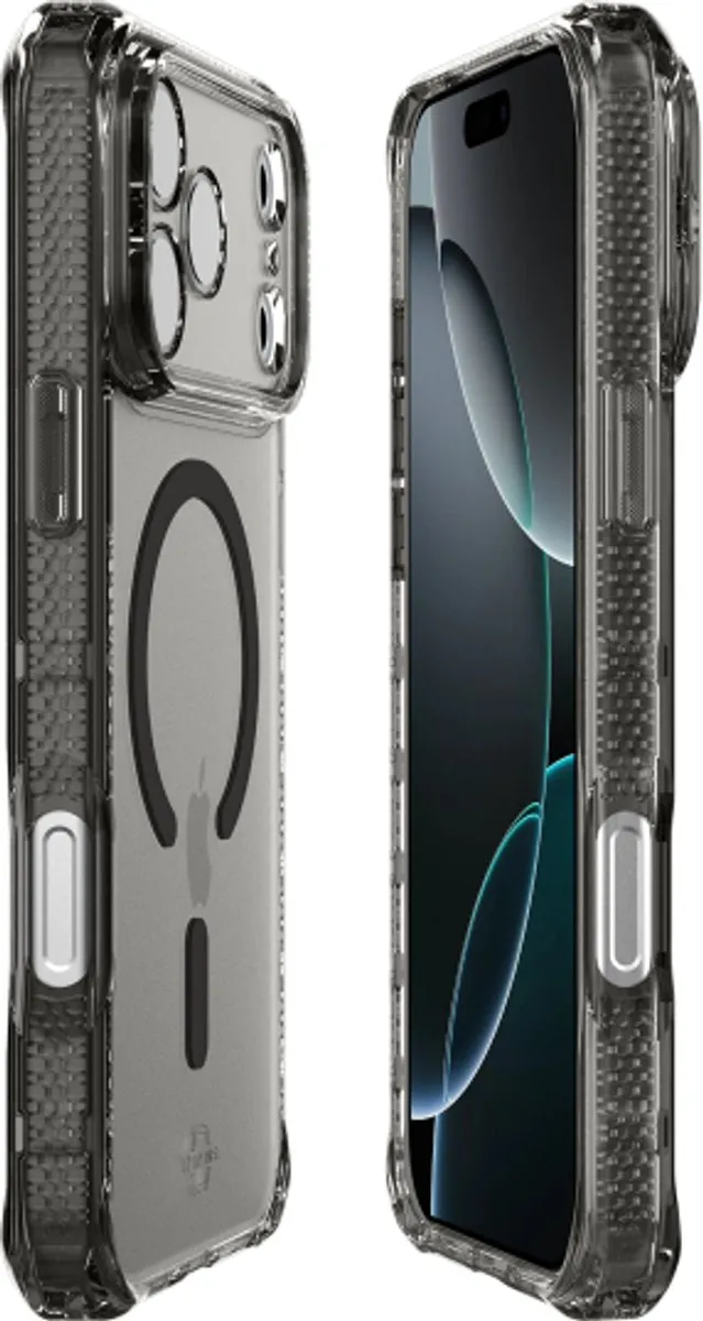 ITSKINS Level 2 HybridMagFrost AP7X-HMFRT-BLCK iPhone Hoes - Zwart