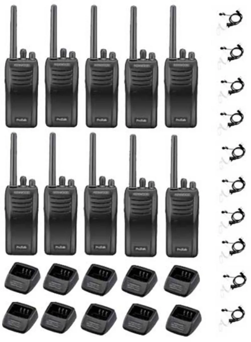 Kenwood TK-3501 Set 10 Stuks - Zwart