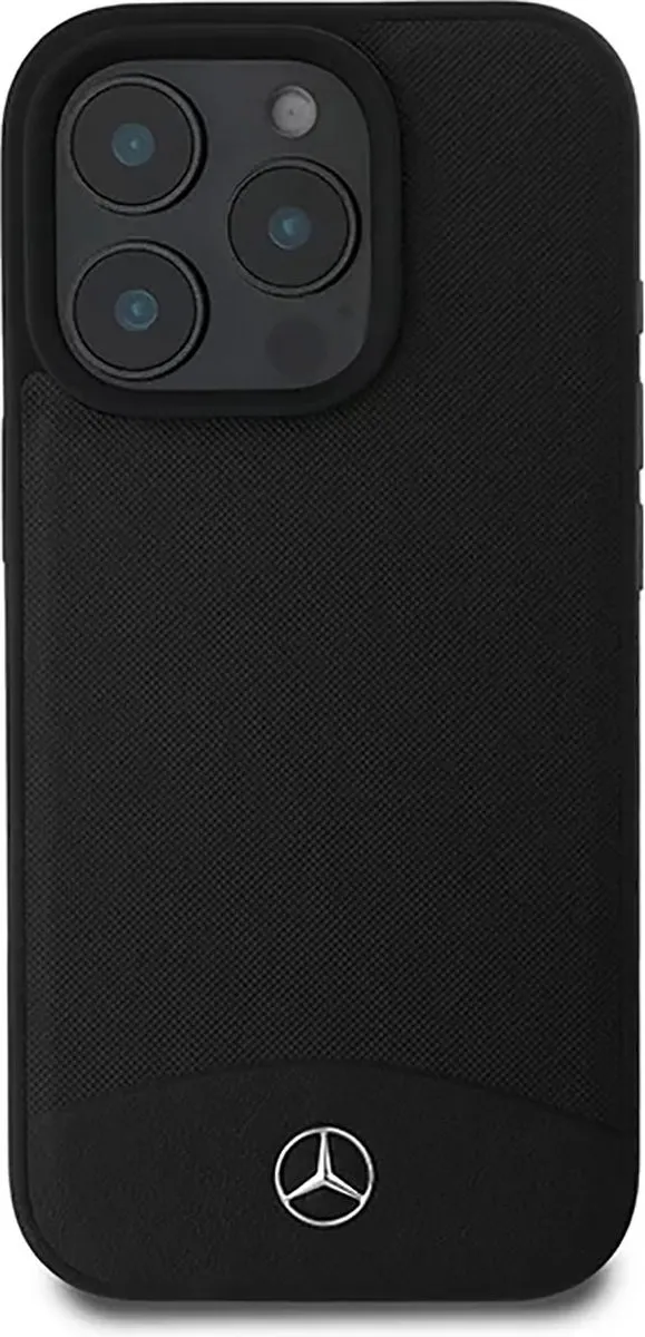 Mercedes-Benz Backcase Hoesje iPhone 16 Pro Max - Effen Zwart - afbeelding 3 van 6