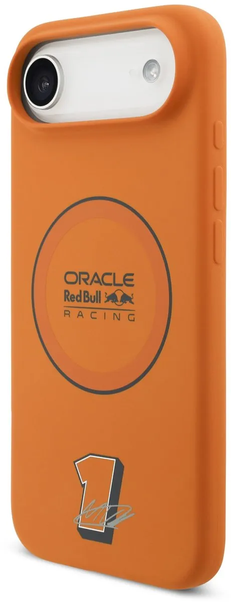 Red Bull Racing Silicone Ring Back Cover - iPhone Air - Oranje - afbeelding 6 van 6