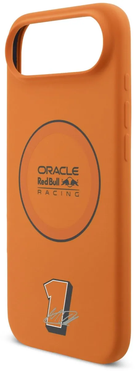 Red Bull Racing Silicone Ring Back Cover - iPhone Air - Oranje