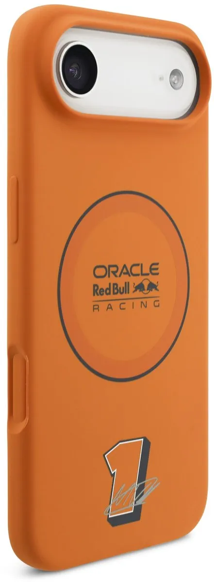 Red Bull Racing Silicone Ring Back Cover - iPhone Air - Oranje