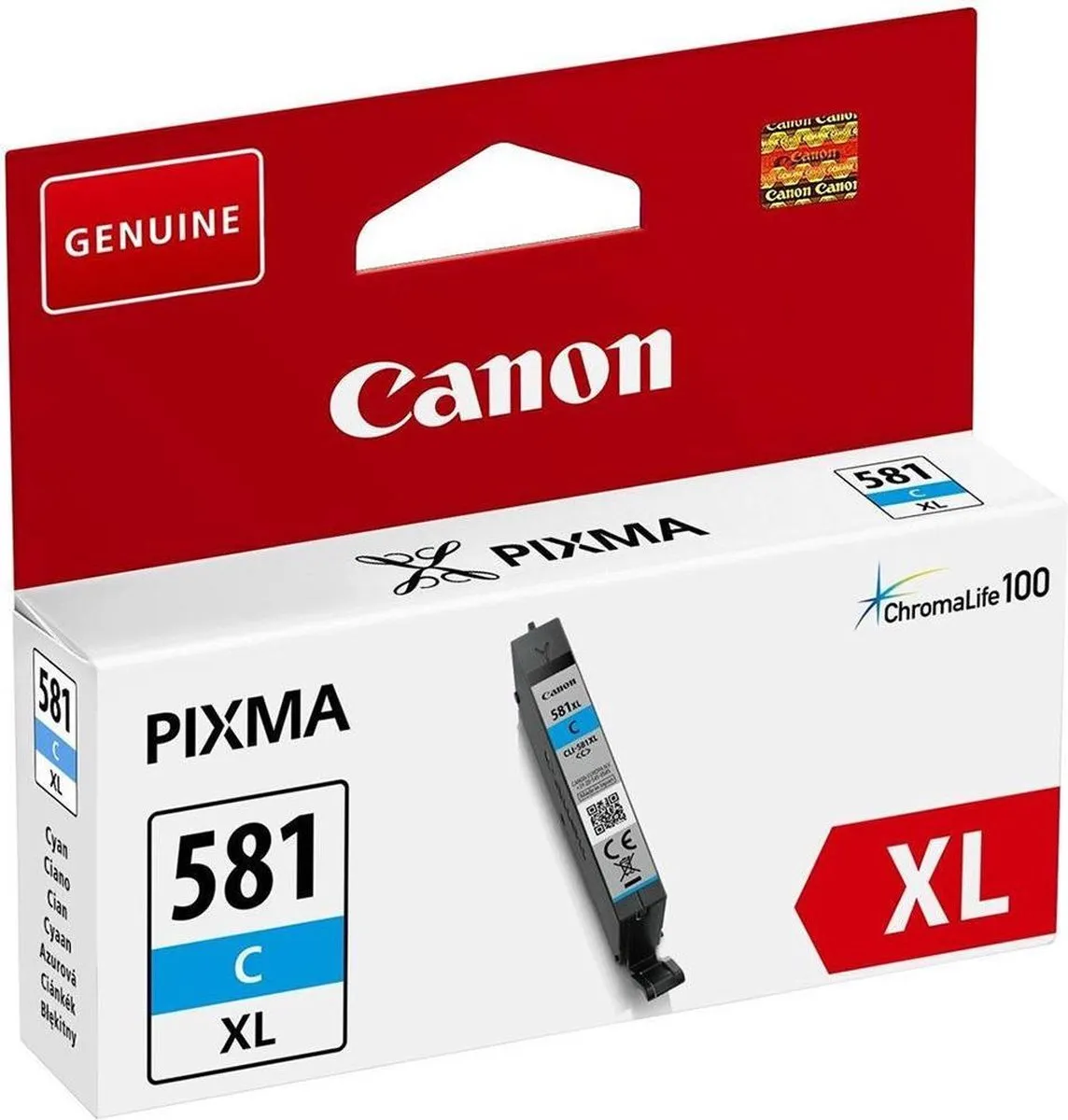 Canon CLI-581C XL Inktcartridge - Cyaan - 83ml