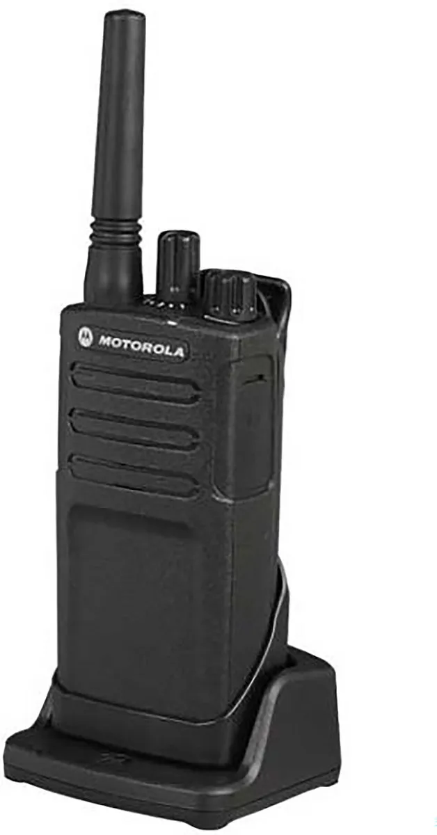Motorola XT420 Portofoons - 12 Stuks (D-shape oortjes) - Zwart