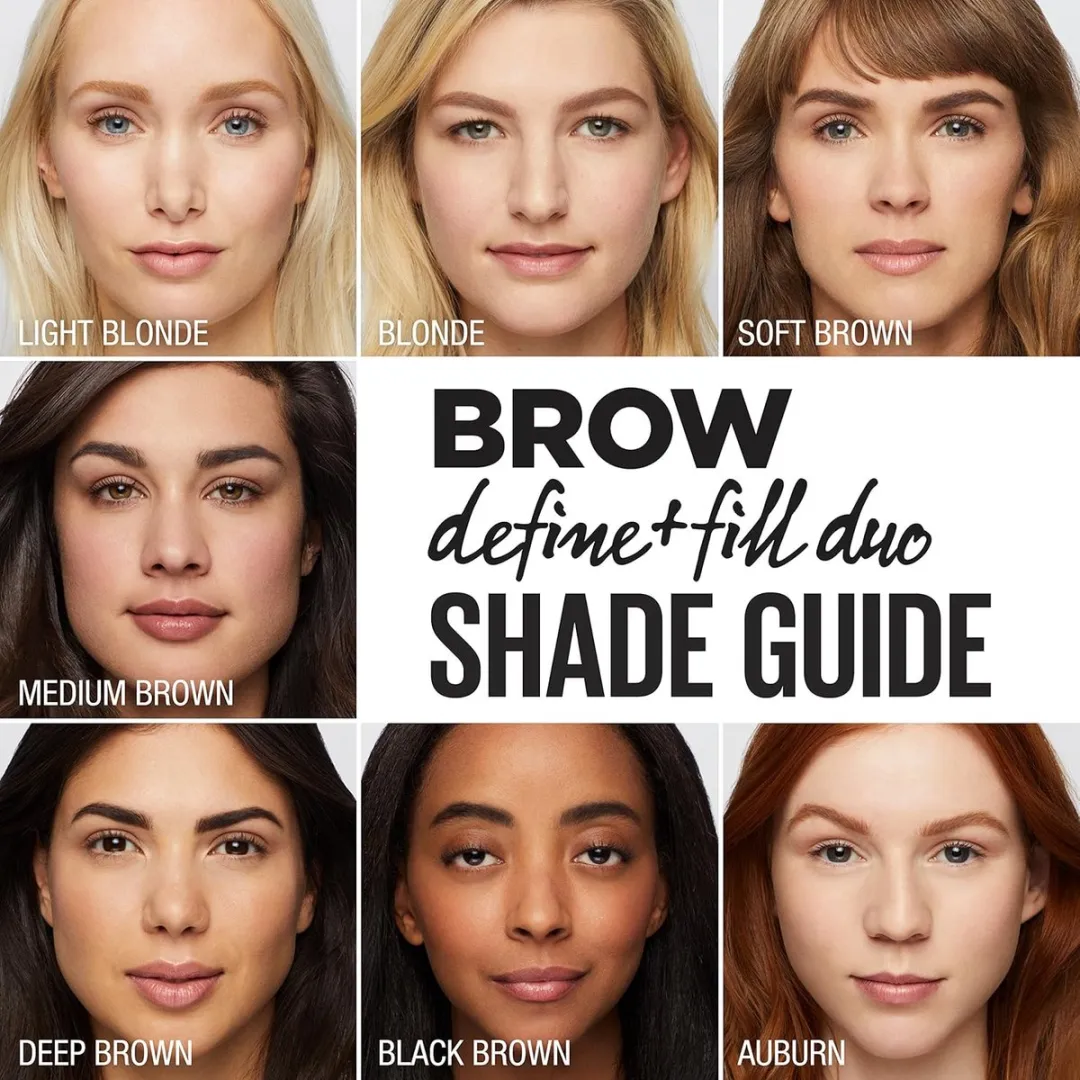 Maybelline Brow Define + Fill Duo 250 Blonde - Wenkbrauwpotlood 8g