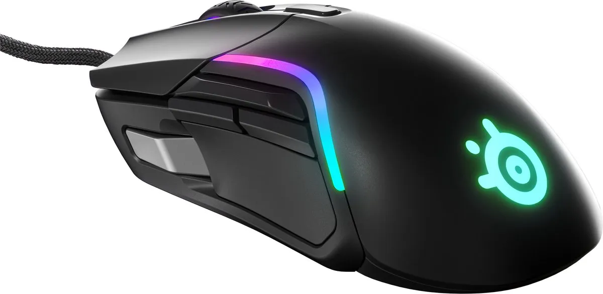 SteelSeries Rival 5 62551 Gaming Muis - Zwart - afbeelding 6 van 6