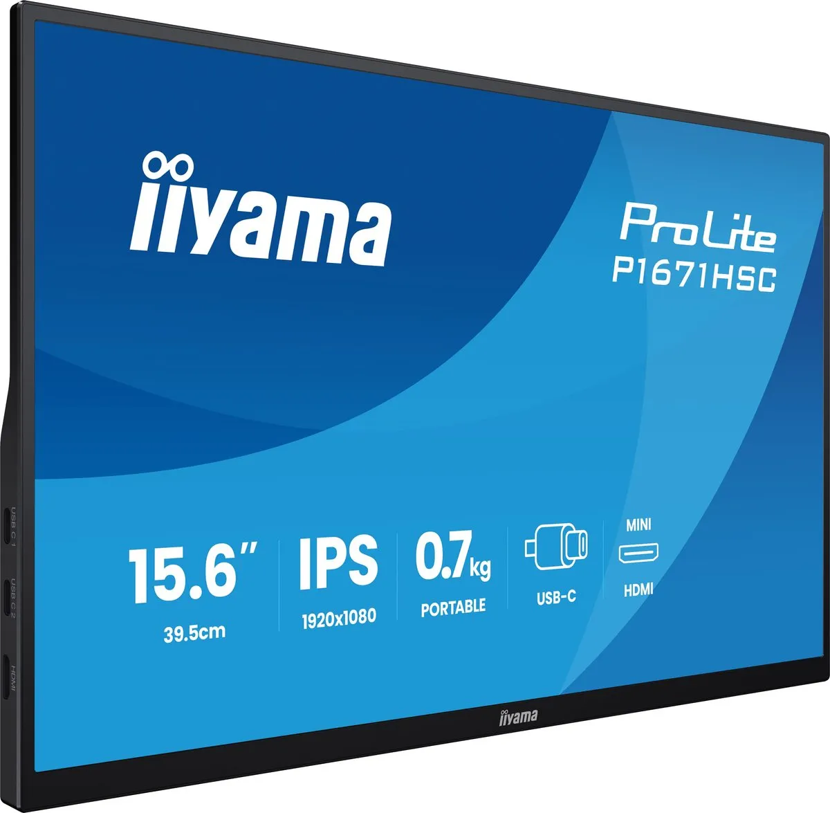 iiyama Prolite P1671HSC-B1 Monitor 16" Full HD IPS