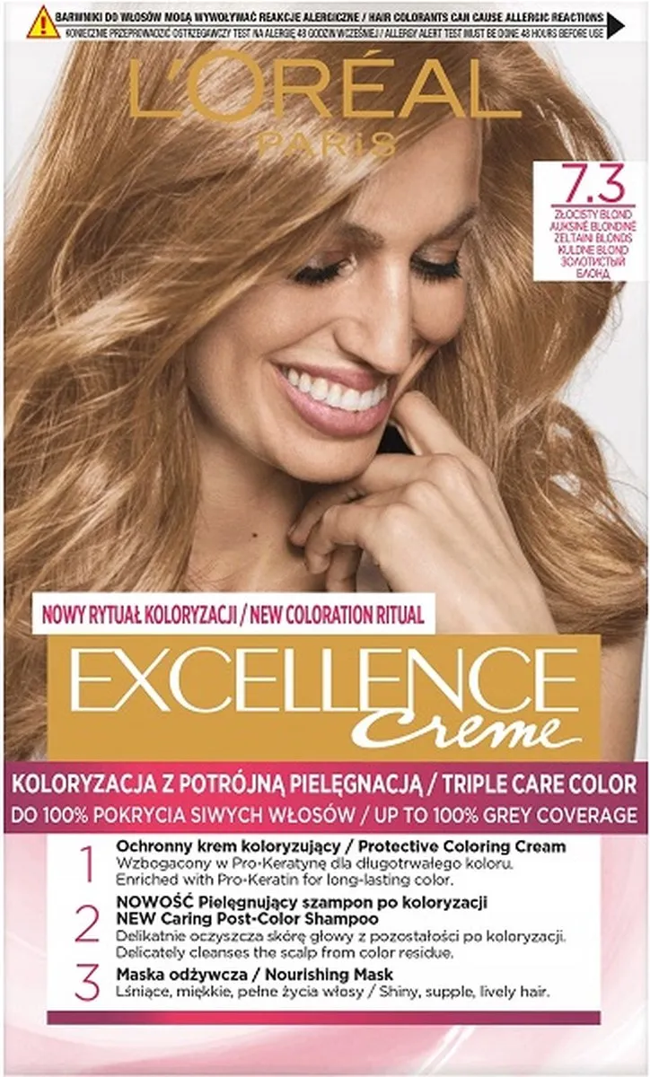 L'Oréal Paris Excellence Crème 7.3 Goud Blond