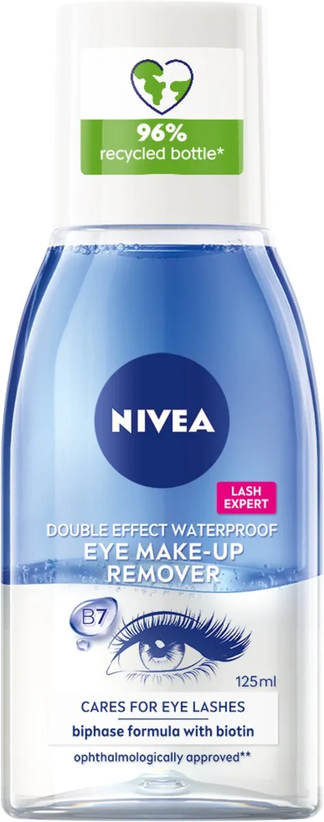 NIVEA Double Effect Waterproof Oogmake-up Remover 125ml