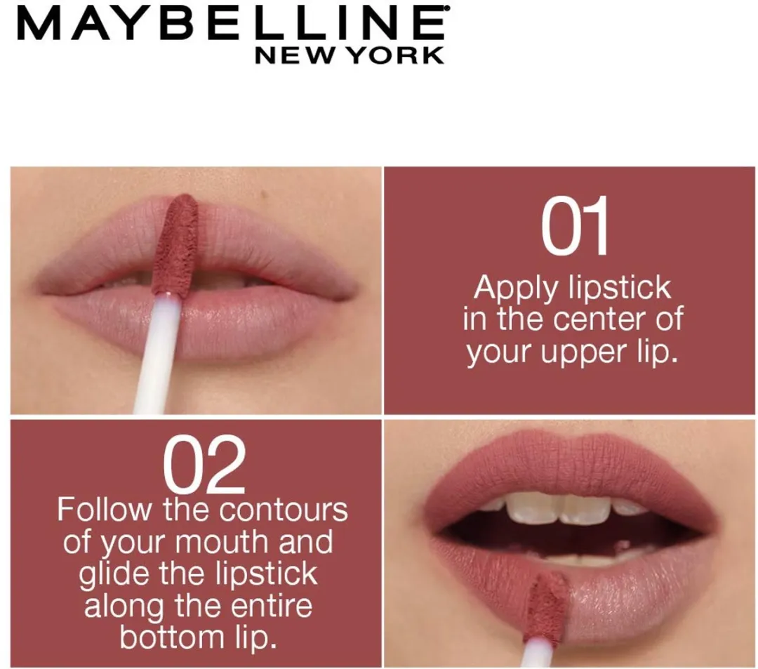 Maybelline Sensational Liquid Matte 04 Easy Berry Lippenstift - 5ml
