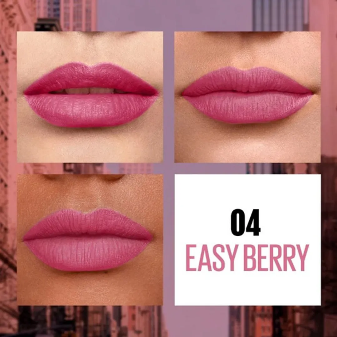 Maybelline Sensational Liquid Matte 04 Easy Berry Lippenstift - 5ml