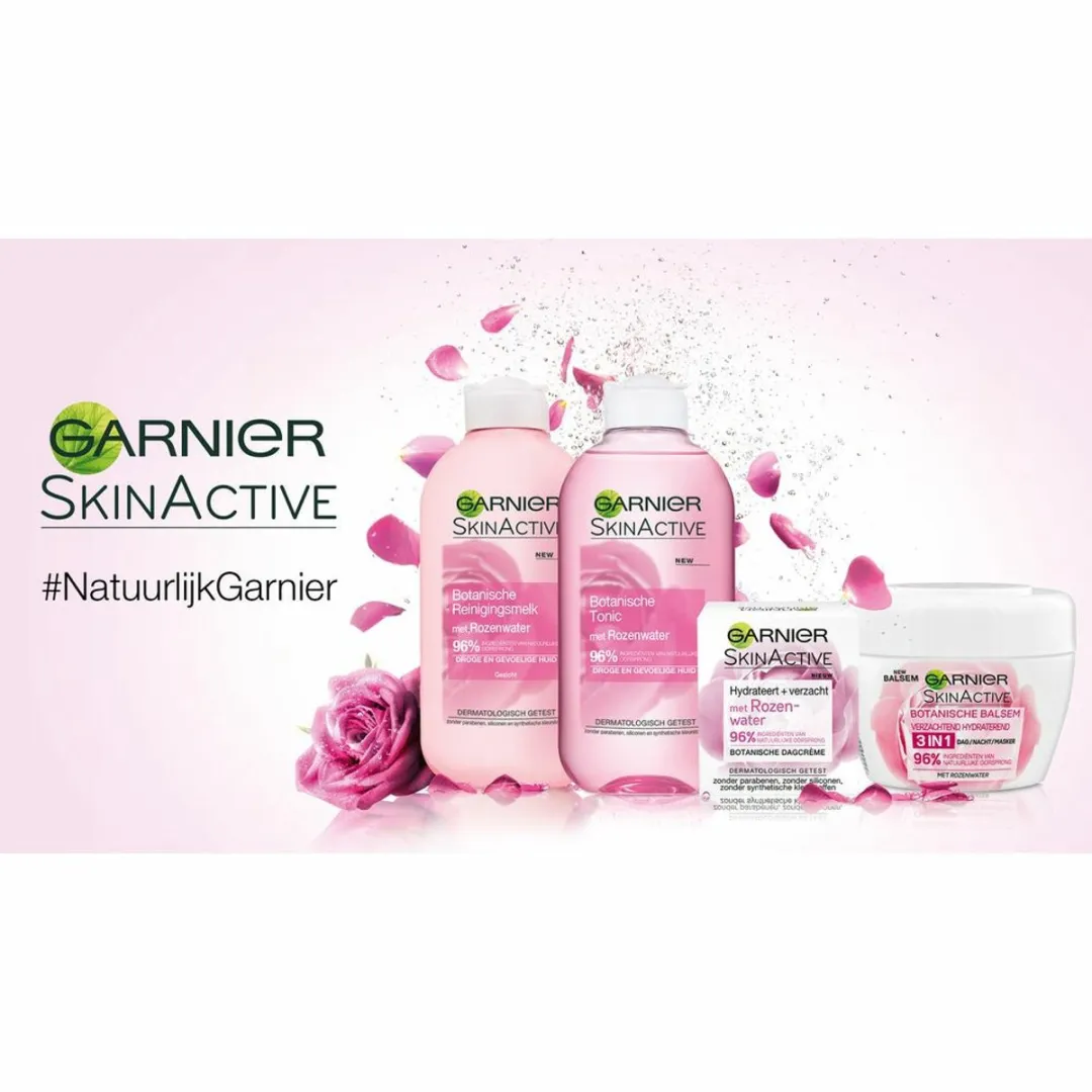 Garnier SkinActive Botanische Dagcrème Rozenwater 50ml - 15 Stuks