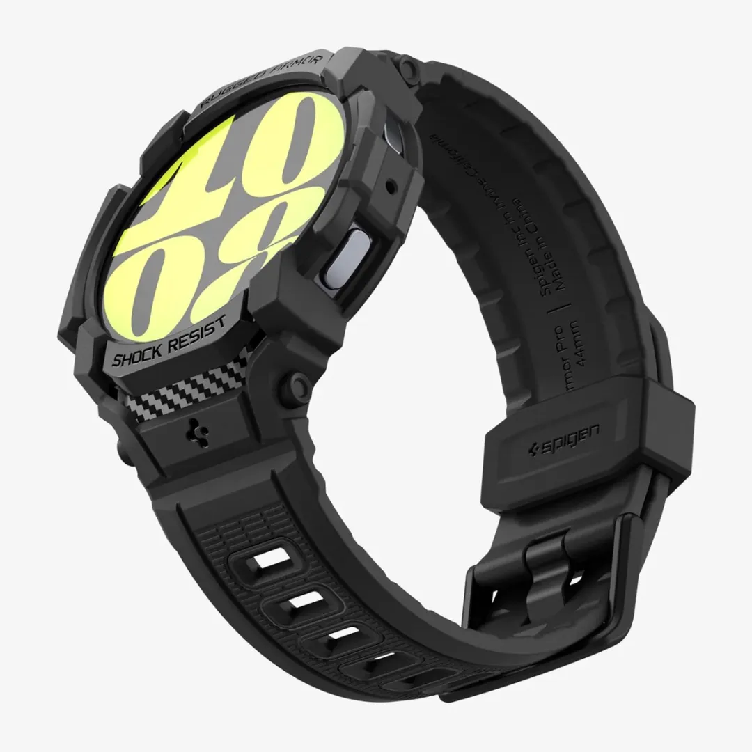 Spigen Rugged Armor Pro Hoesje Samsung Galaxy Watch 7 40mm - Zwart