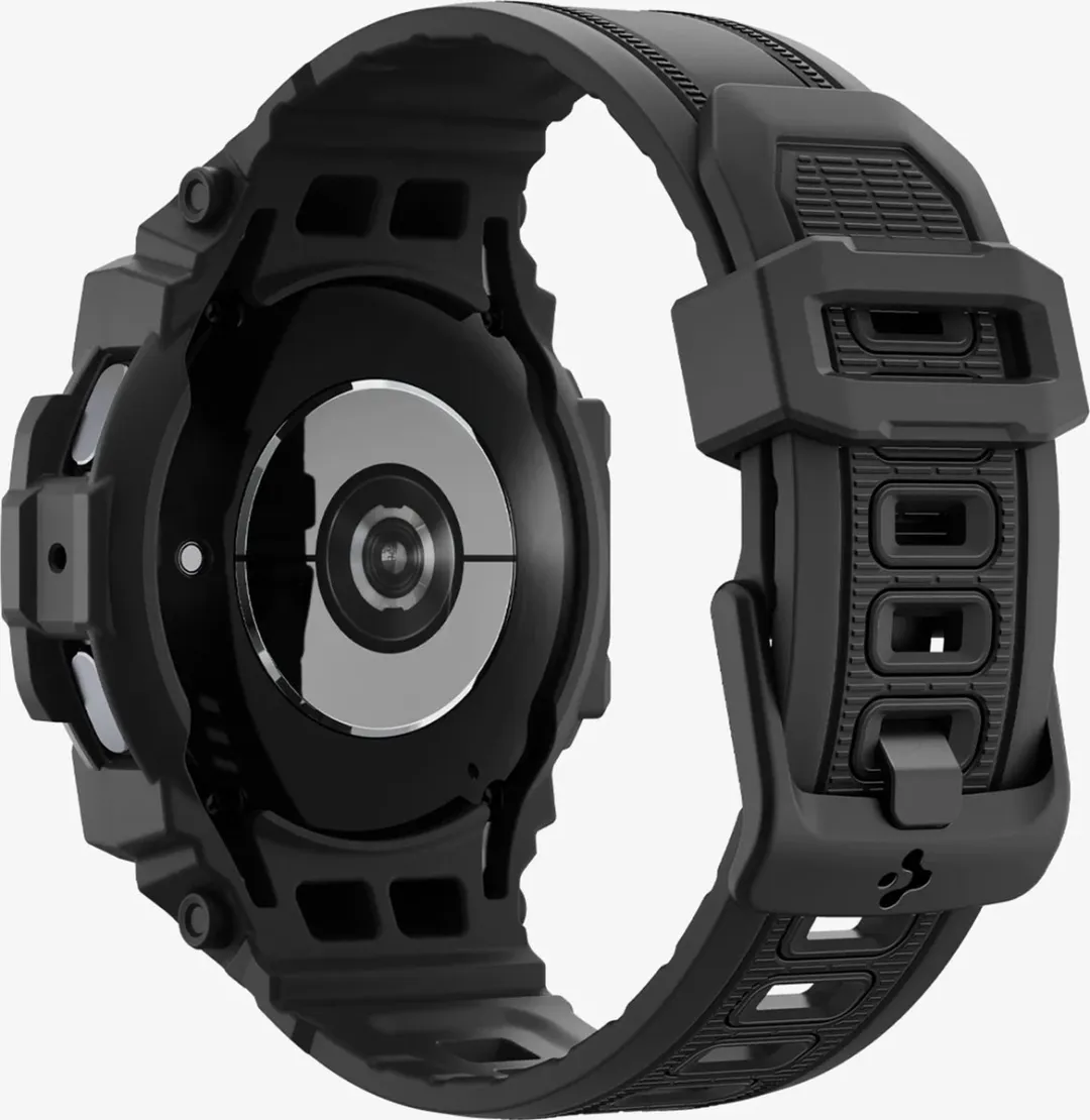 Spigen Rugged Armor Pro Hoesje Samsung Galaxy Watch 7 40mm - Zwart - afbeelding 6 van 6