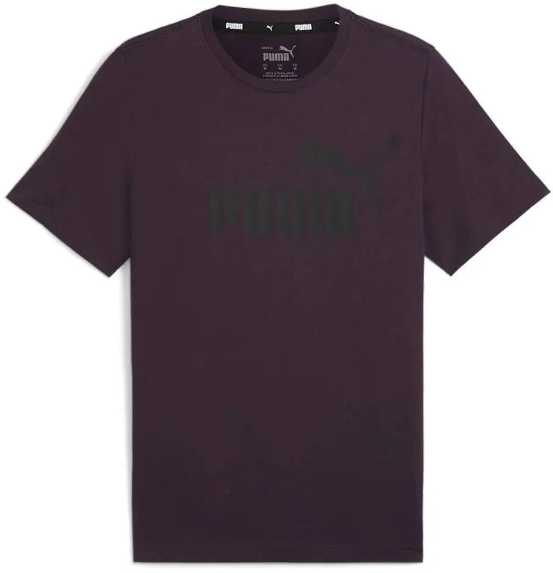 PUMA Ess Logo T-shirt - Paars M