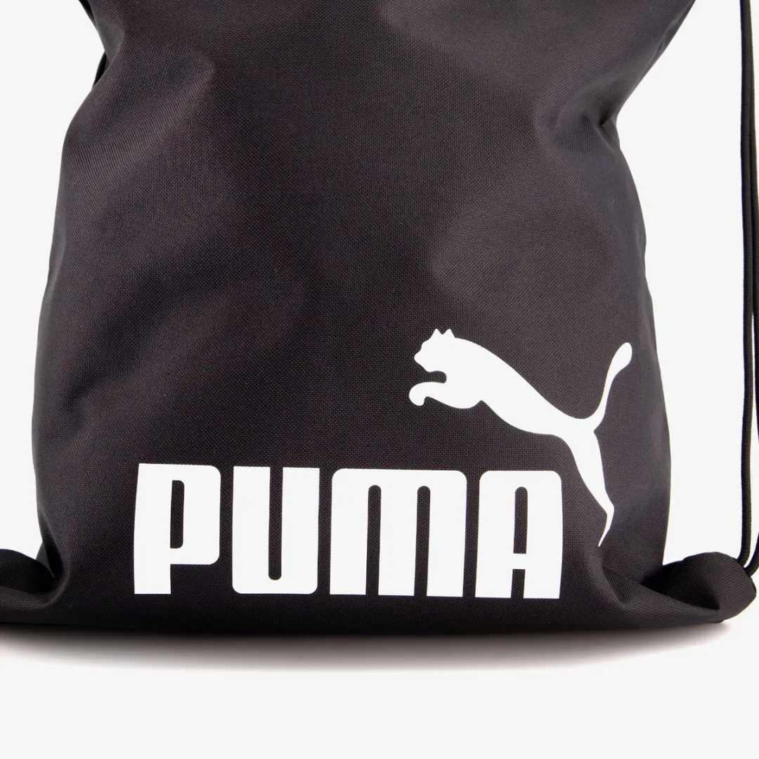 PUMA Phase Gymsack - Zwart/Wit