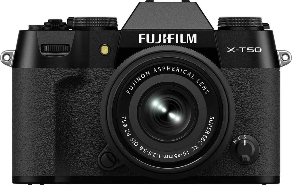 Fujifilm X-T50 - Systeemcamera - + XC15-45mm lens - Black