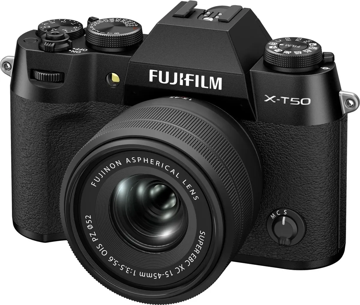 Fujifilm X-T50 - Systeemcamera - + XC15-45mm lens - Black