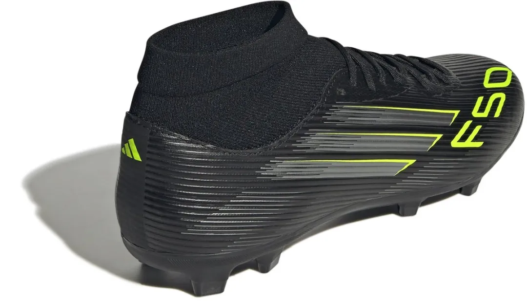 adidas F50 League Mid FG Voetbalschoen - Zwart - Maat 46.5