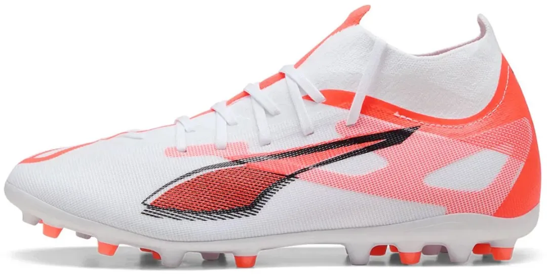 PUMA Ultra 5 Match+ Mg Voetbalschoenen 42 - Wit