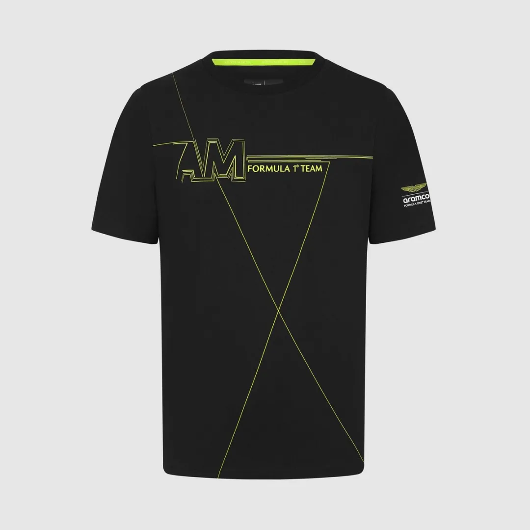 Aston Martin Racing Formule 1 Lifestyle Wireframe T-Shirt