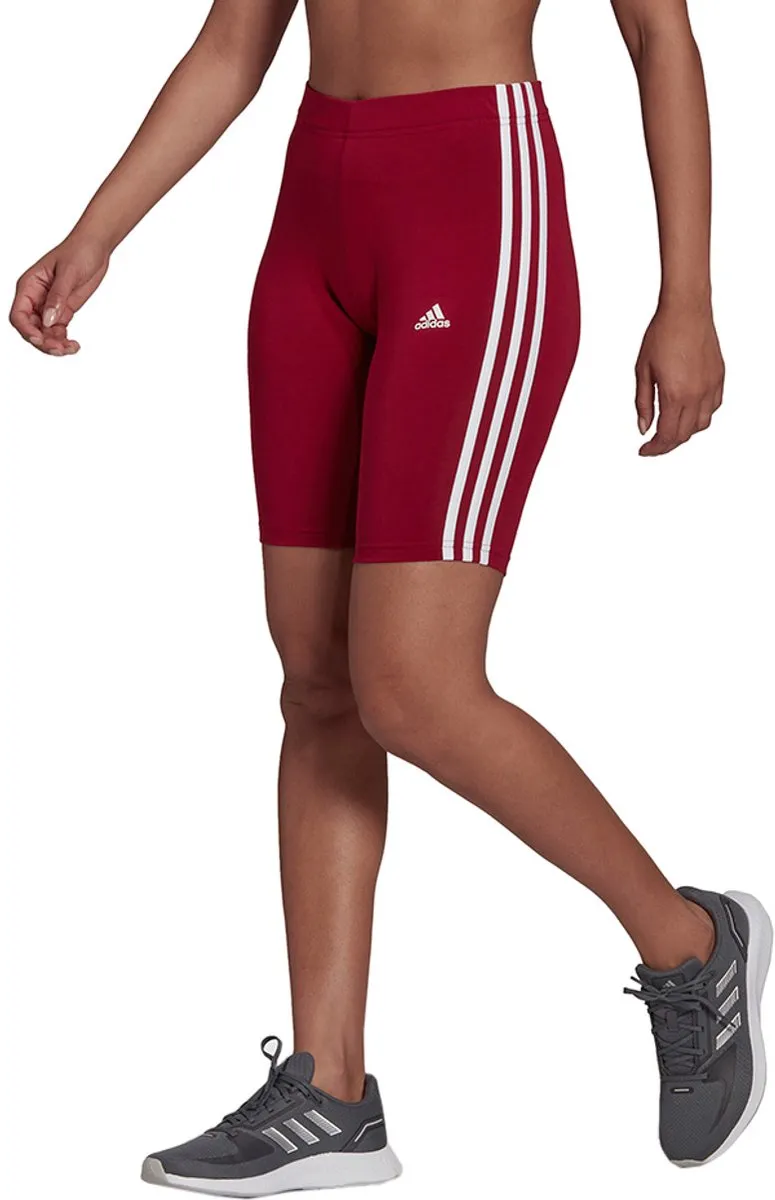 Adidas Short Dames W 3S - Bordeauxrood XS