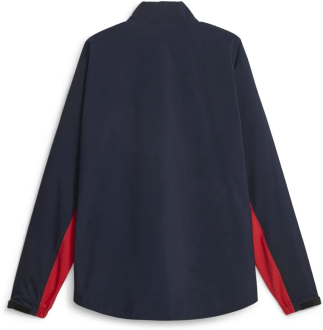 PUMA DRYLBL Rain Jacket 621511 - Navy Blazer/Strong Red - XS - afbeelding 2 van 3