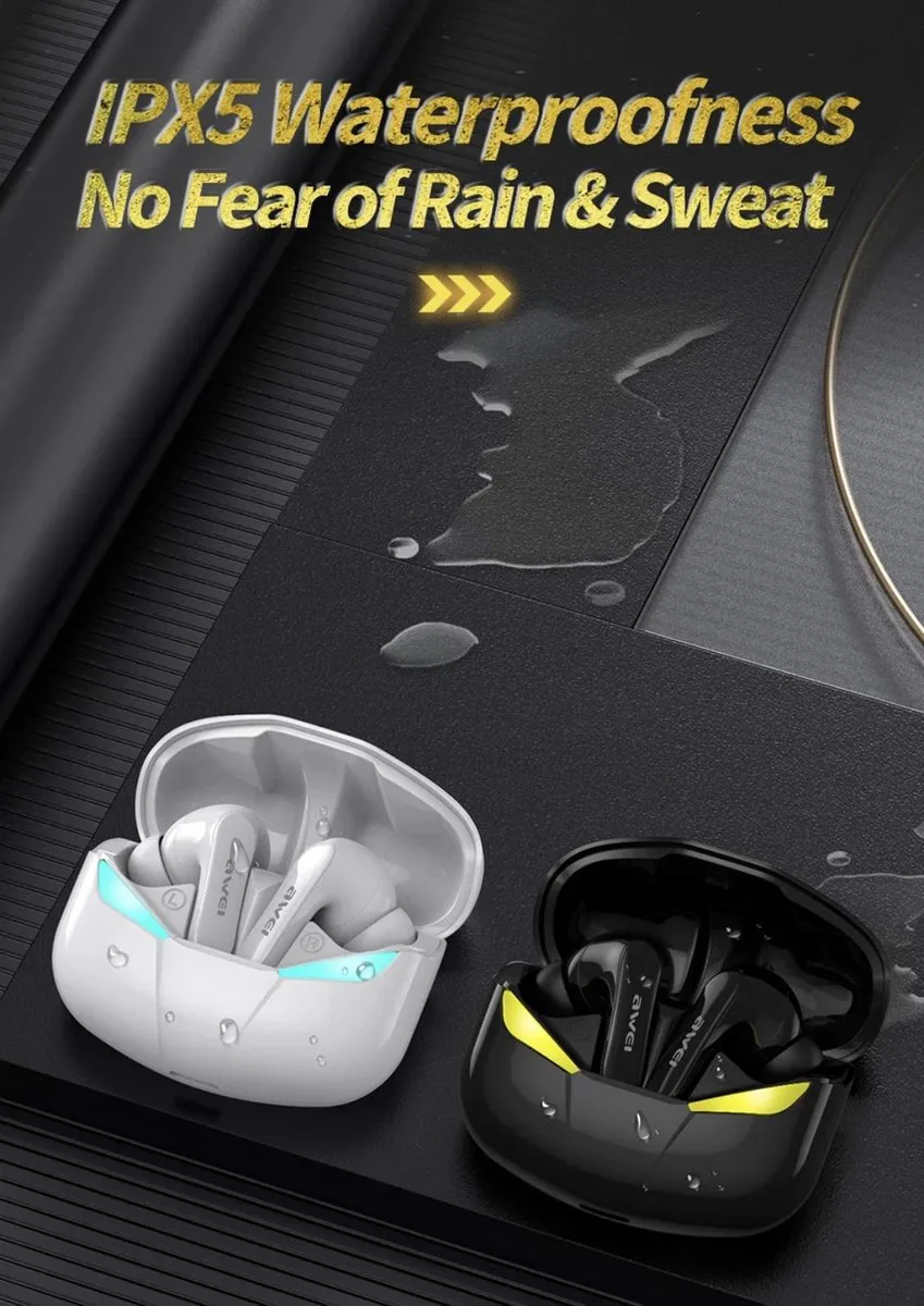 Huawei Awei T35 TWS Gaming Oordopjes - Zwart