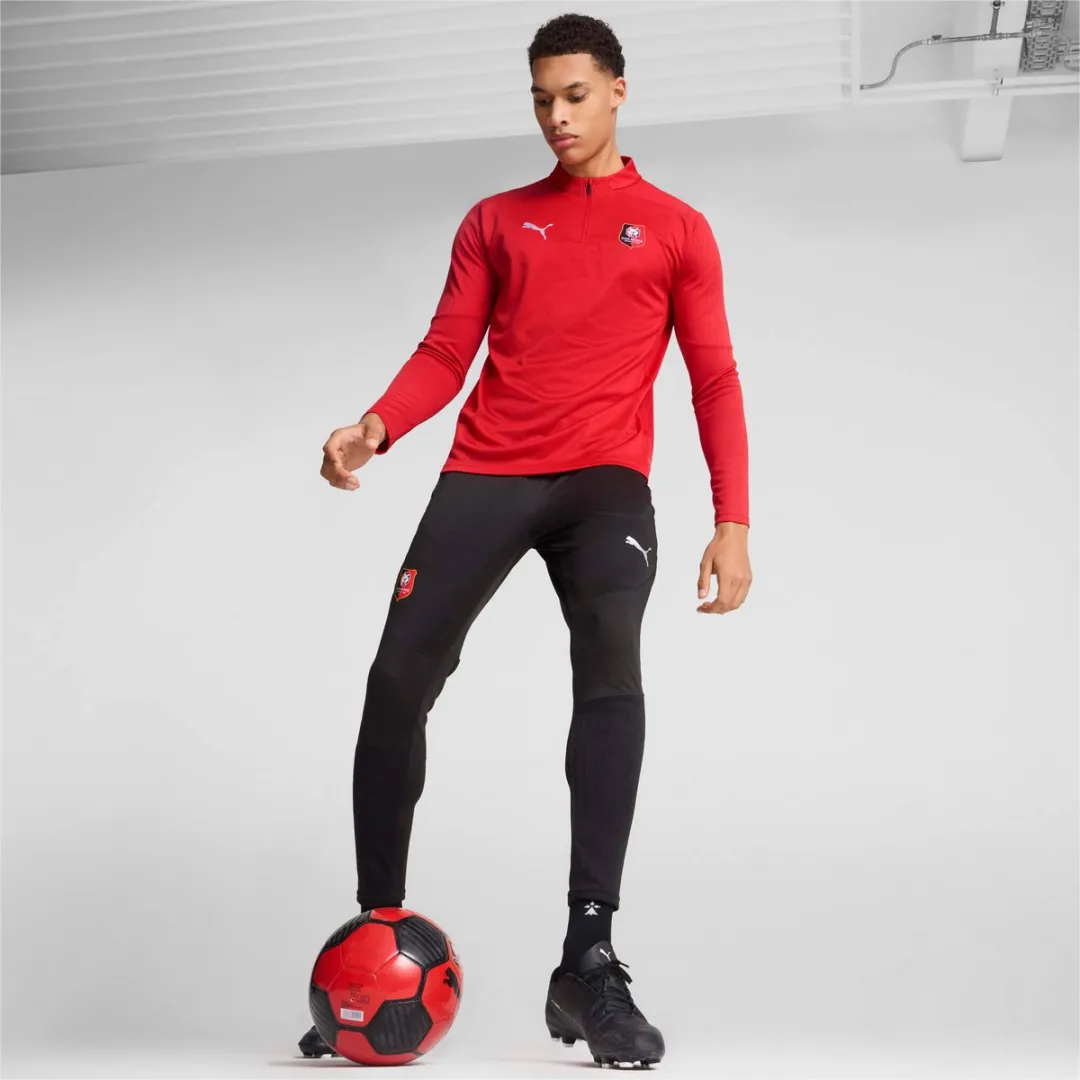 PUMA Stade Rennais 2024/25 Trainingstop 1/4 Rits - L - Rood