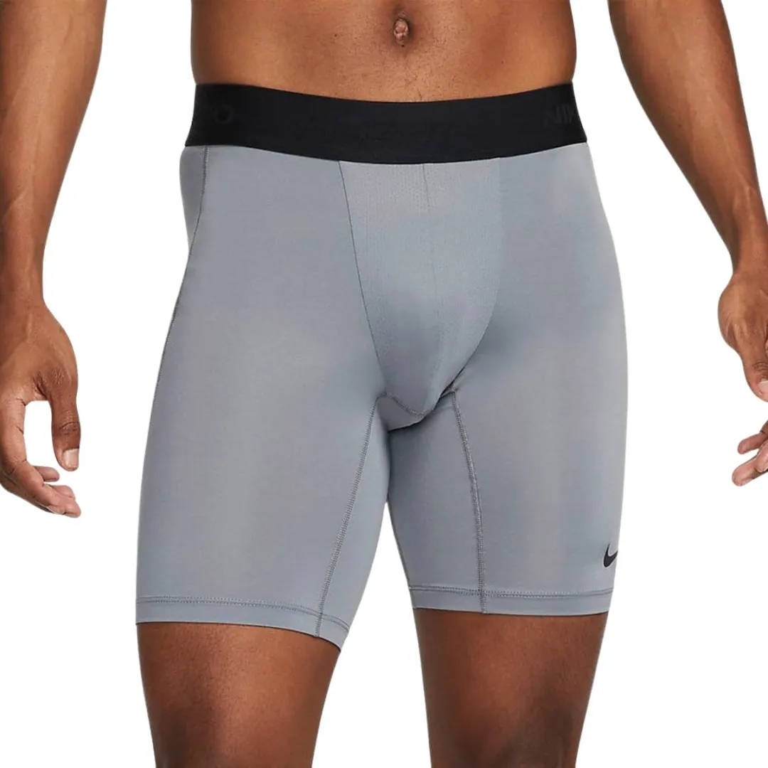 Nike Pro Dri-FIT Sportbroek Short XL - Grijs/Zwart