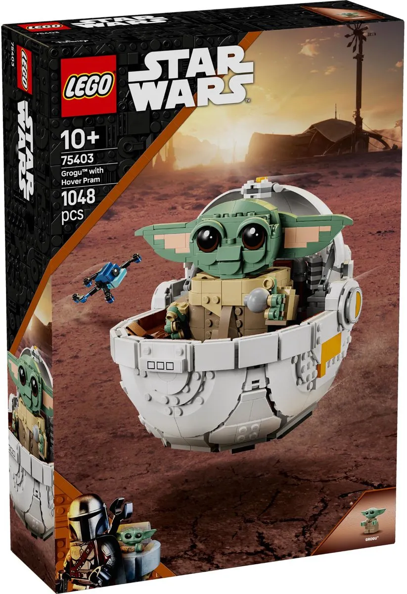 LEGO Star Wars Grogu met Zweefkinderwagen 75403 - 1048 Stukken - Multicolor