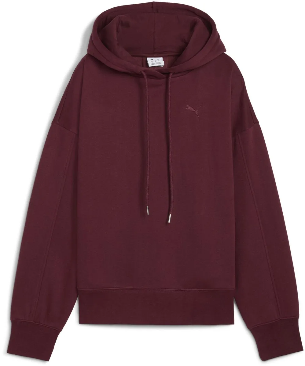 PUMA HER Oversized Hoodie Dames - Ruby Shimmer