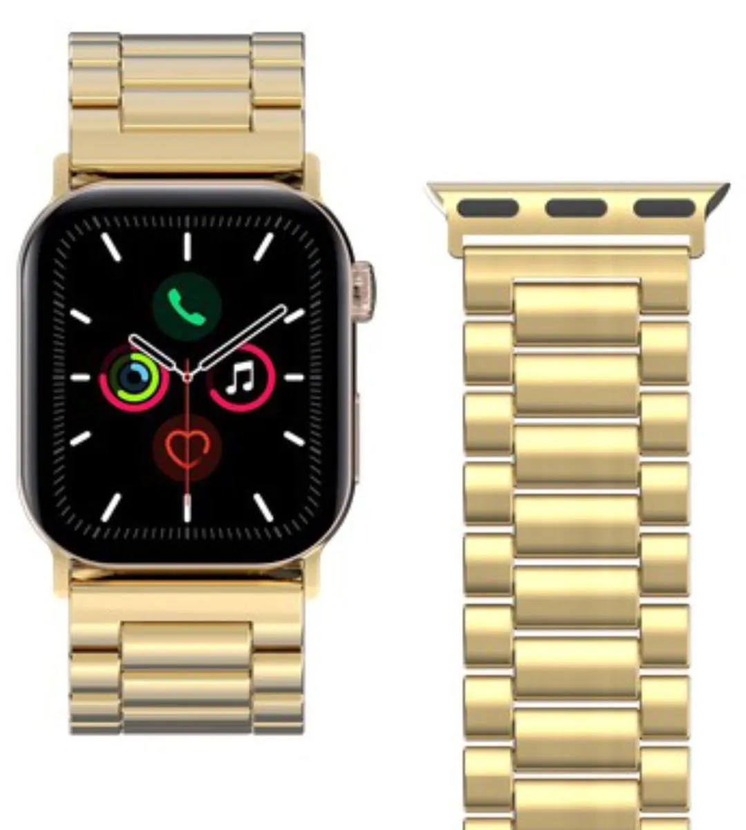 Just in Case PrimeSteel Horlogebandje Apple Watch - Goud